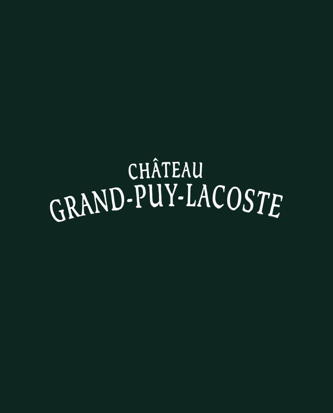Chateau Grand-Puy-Lacoste logo. Image for illustration only.