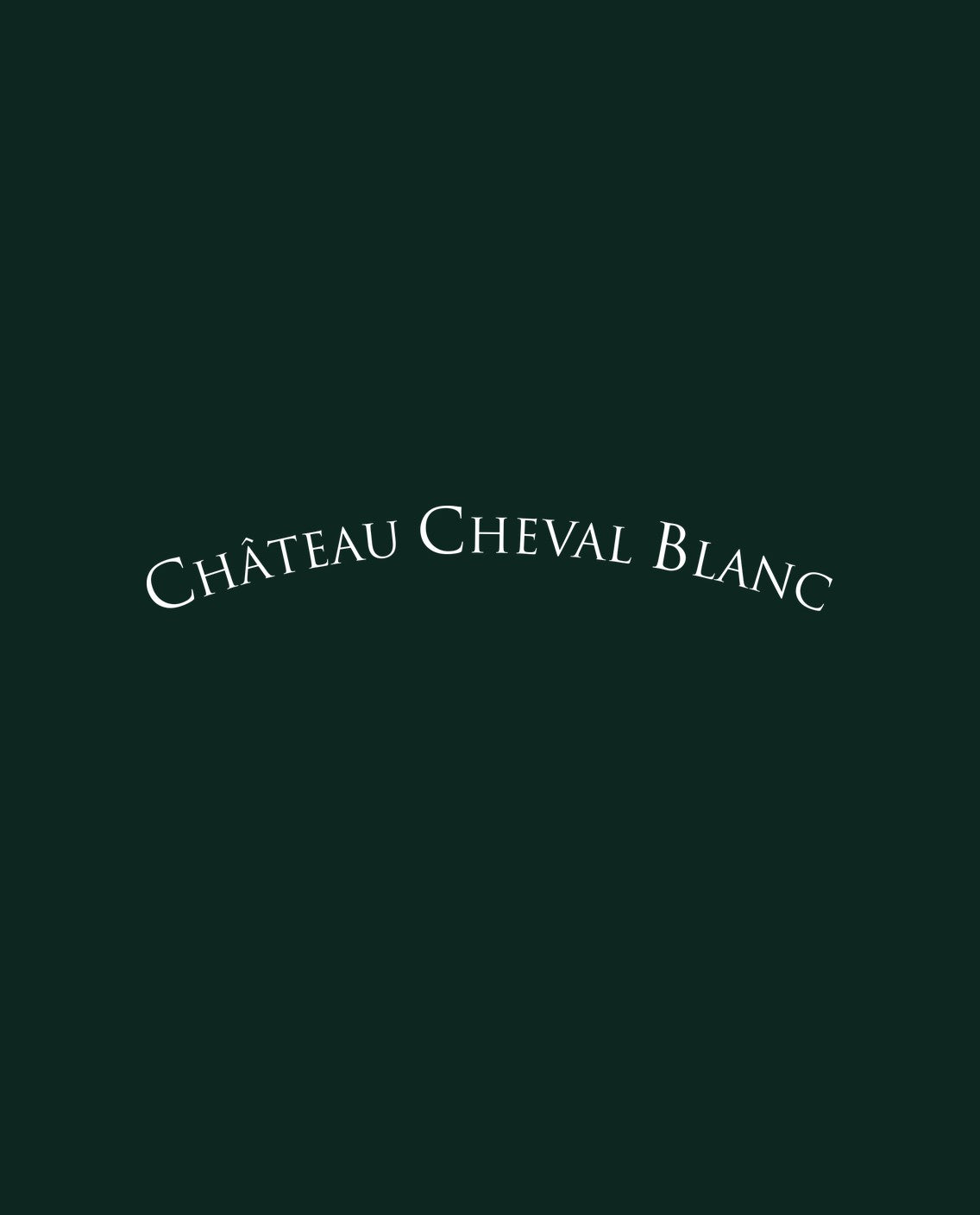 Chateau Cheval Blanc logo. Image for illustration only.