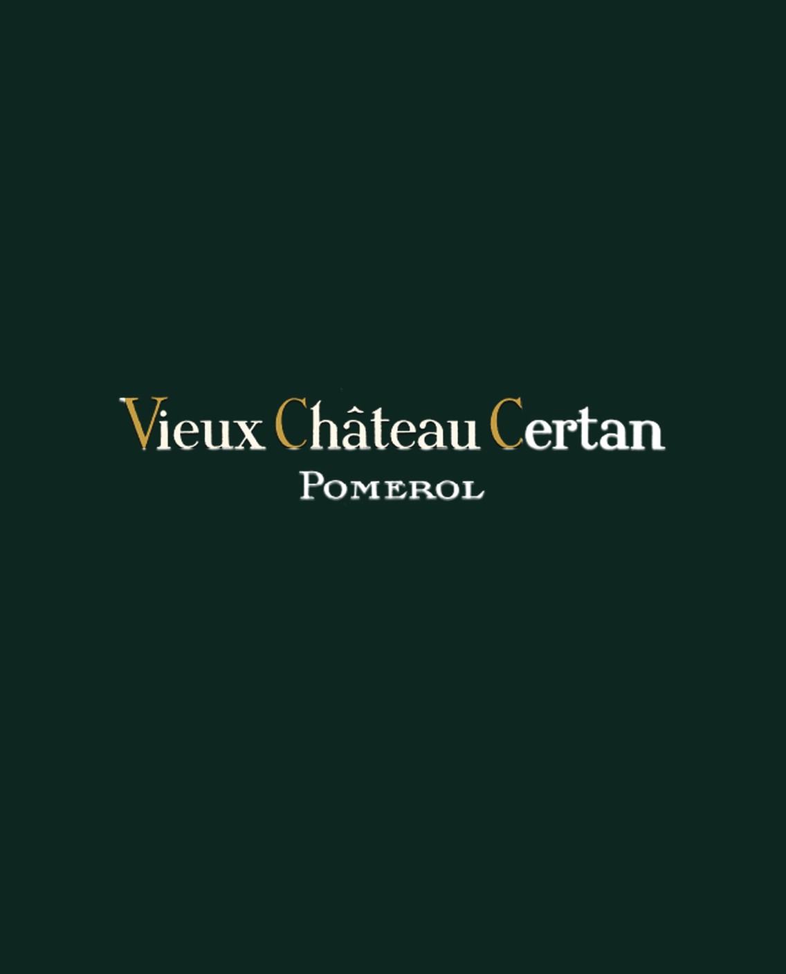 Vieux Chateau Certan logo. Image for illustration only.