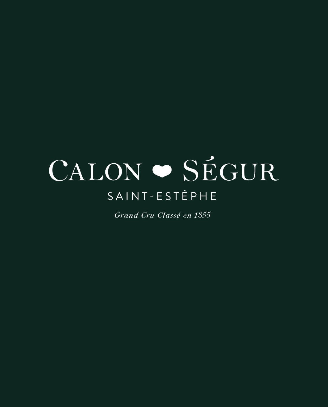 Chateau Calon Segur logo. Image for illustration only.