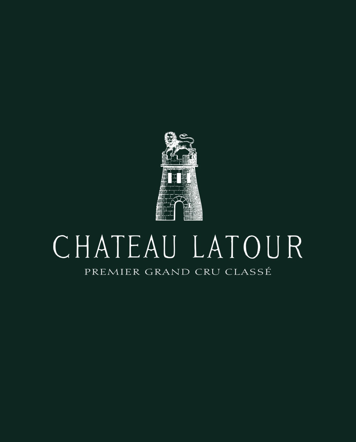Chateau Latour logo. Image for illustration only.