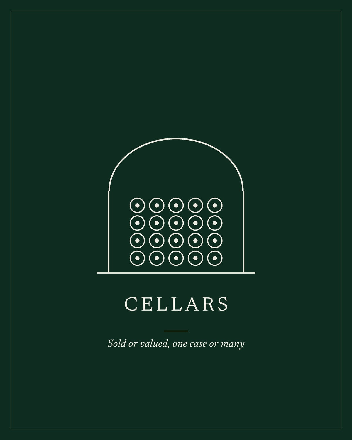 Sell or value a cellar