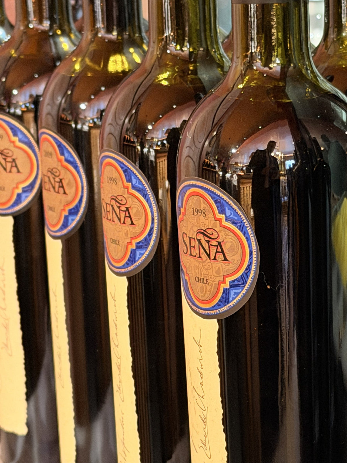Seña 1998, the vintage made with Robert Mondavi